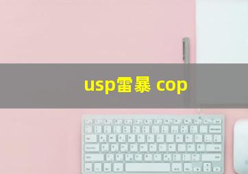 usp雷暴 cop